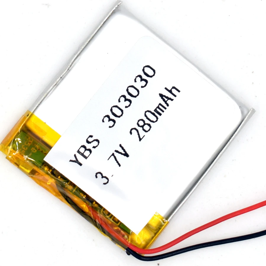 3 7 в 280 мАч 303030 литий полимерный перезаряжаемый аккумулятор Li Po ion для GPS Bluetooth MP3 MP4