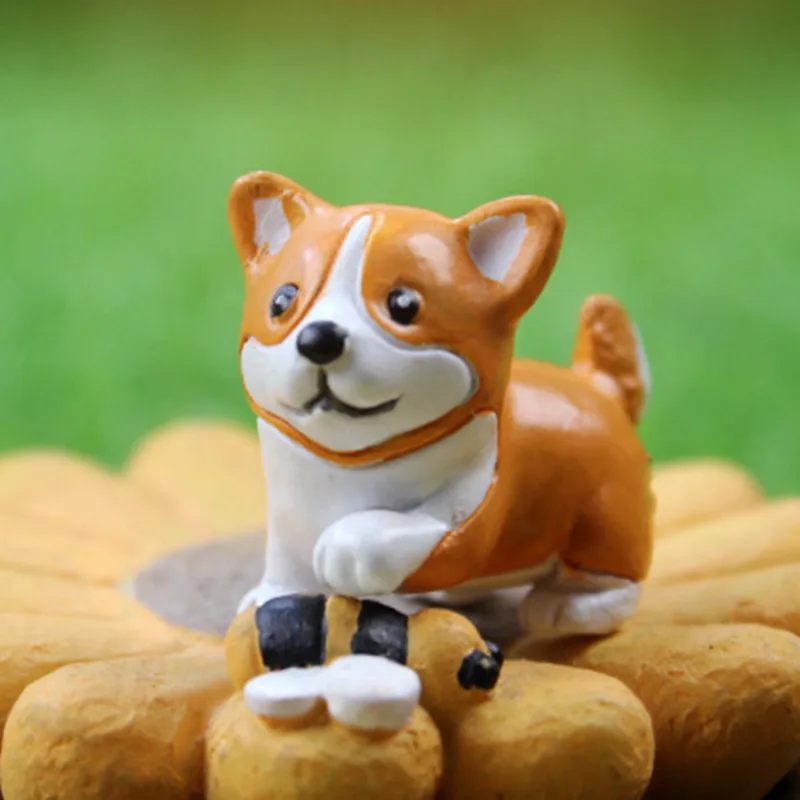 1 шт. мини фигурки для милых собак и щенков игрушка бычья такса терьер мопс корги