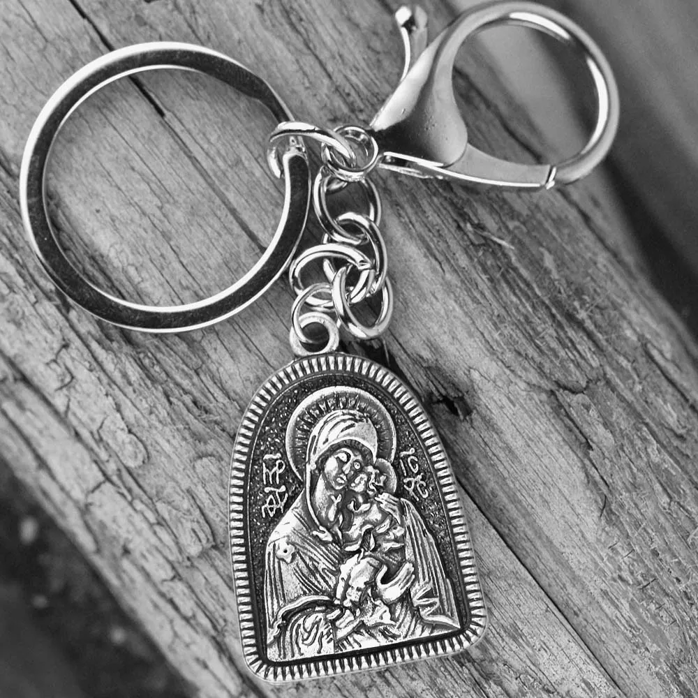 Русский брелок Feodorov Orthdox Lady Virgin Mary Faith подвеска подтверждение подарок