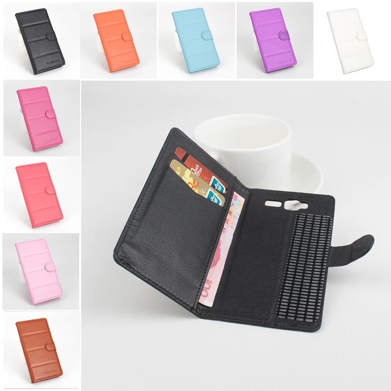 Кожаный чехол с зернистой текстурой личи для iNew V7a Роскошный телефона бумажником