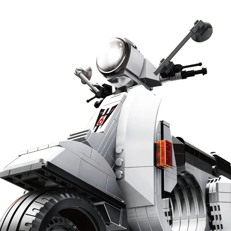 В наличии XINGBAO 03002 732 шт подлинной творческой дизайн серии Classic Vespa P200 Moto