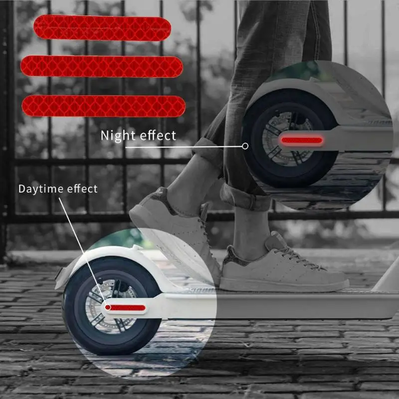3 шт. электрический скутер Ночная лента безопасности отражатели для Ninebot Es2 Es3