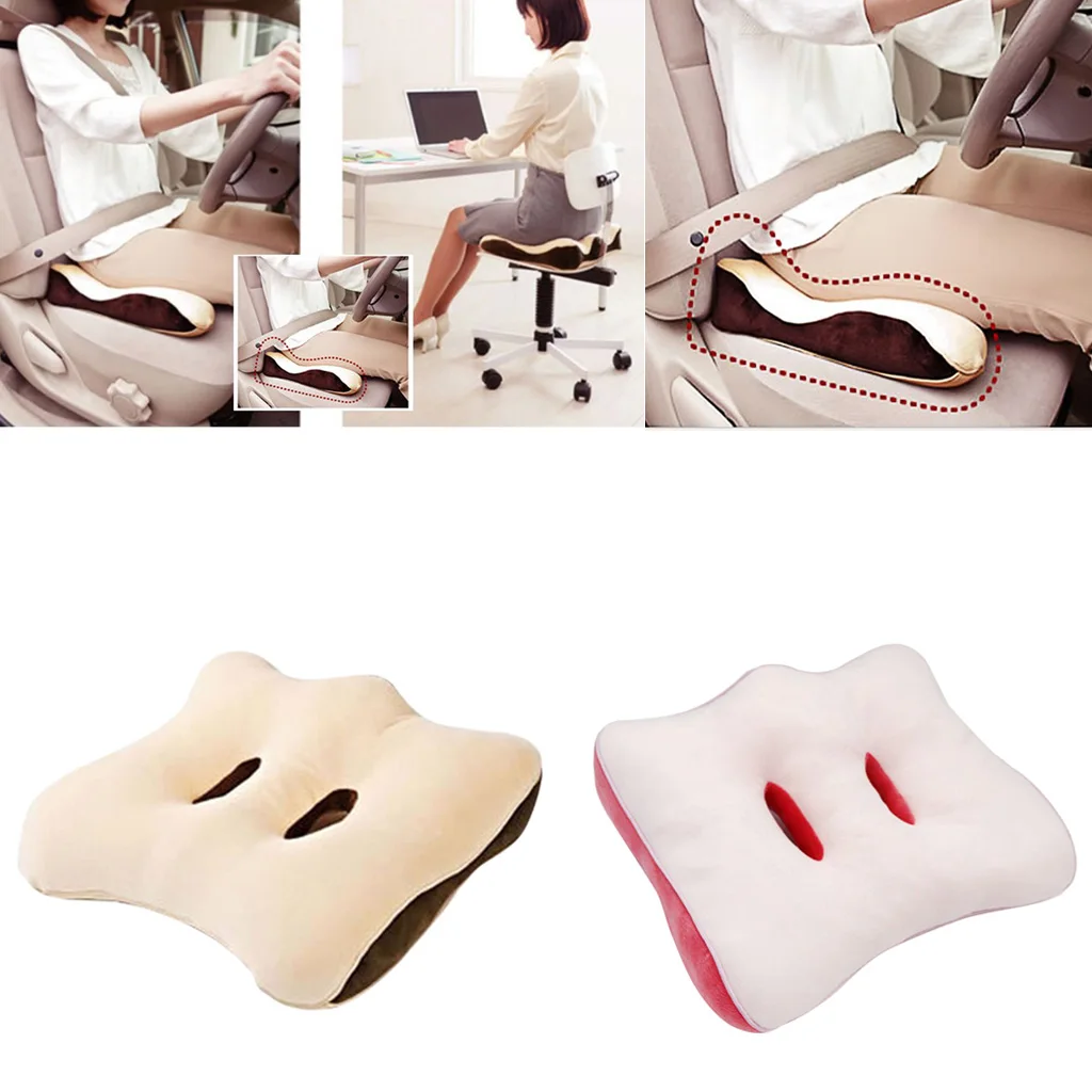 Memory Foam Lumbar Tailbone Back Support Seat Cushion Chair Pad Pillow for Office Car Long Sitting Driving Relief | Дом и сад