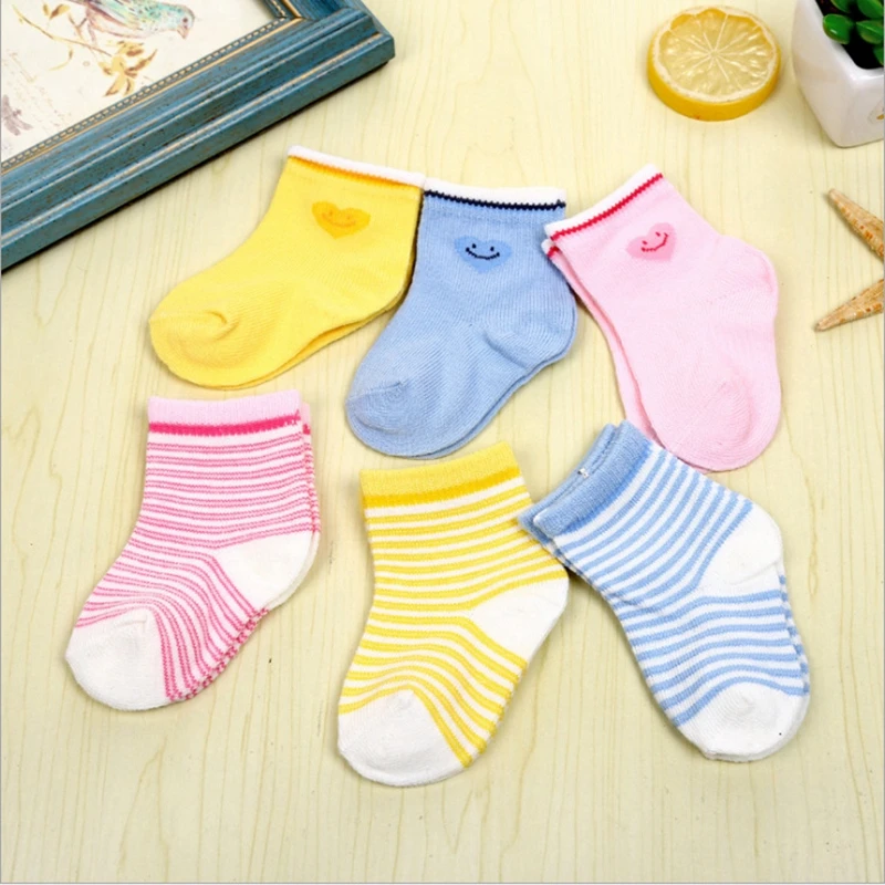 6 пар/упак. Детские носки дети младенческой Обувь для мальчиков девочек