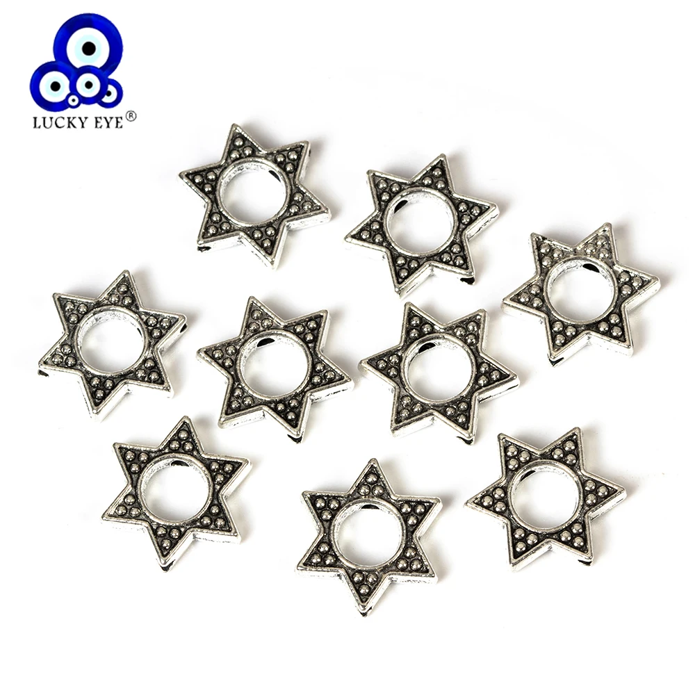 Lucky Eye Star бусины Подвески вставки из сплава Diy Ювелирные изделия фурнитура браслет