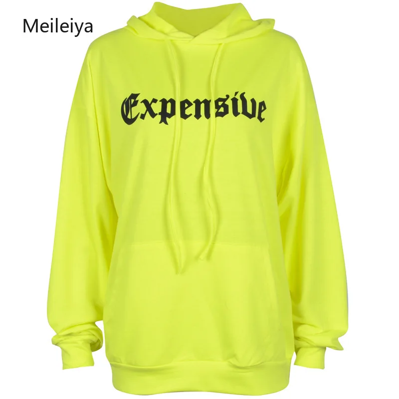 2019 Весна и лето новые женские буквы печати плюс длинные флуоресцентные цвета