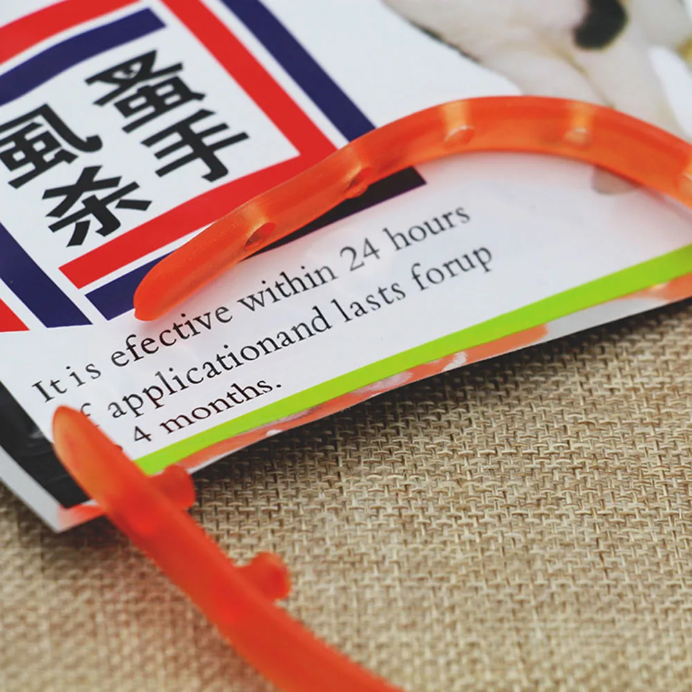 10 шт./лот ошейник для домашних питомцев Пластиковая регулируемая эффективная