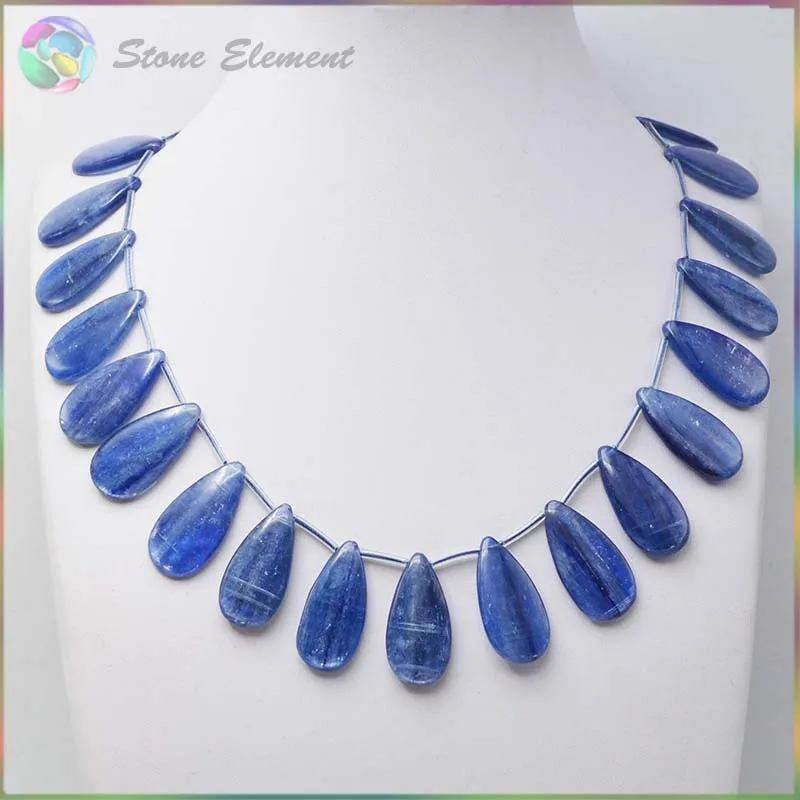 Хорошее качество фотоэлемент/цианит/дисплей хрустальные плоские бусины 12x3 0/15x30