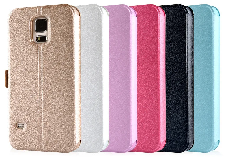 Роскошный умный кожаный флип чехол с окошком спереди для Samsung Galaxy A6 A8 J6 2018 A3 A5 A7 J3 J5