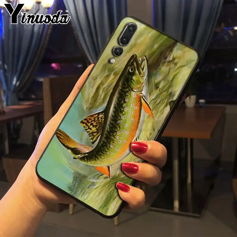 Yinuoda рыбки выпрыгивают из воды деревянные рыболовные снасти Коробка Рыболовные