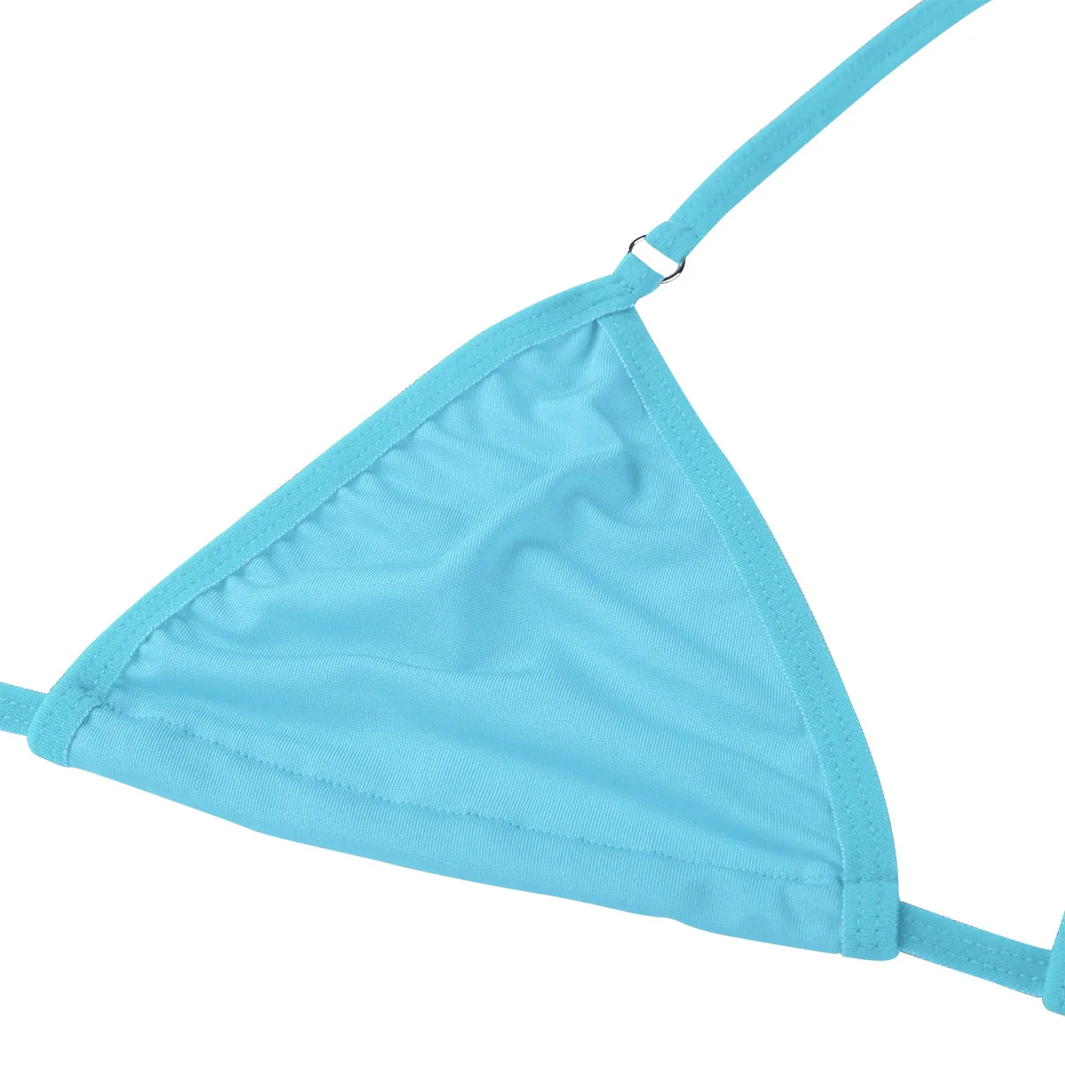 TiaoBug Women Sexy Lingerie Set Halter Mini Micro Bikini Bra Tops with G Strings Thong Briefs Tanga Underwear Swimsuit Beachwear