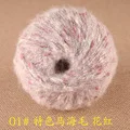 Шерстяная пряжа для вязания, 4 шарика* 50 г, шерстяные нити для самостоятельного ручного вязания, шарф, палантин, шапка, свитер, шерстяная пряжа для вязания крючком ZL6249