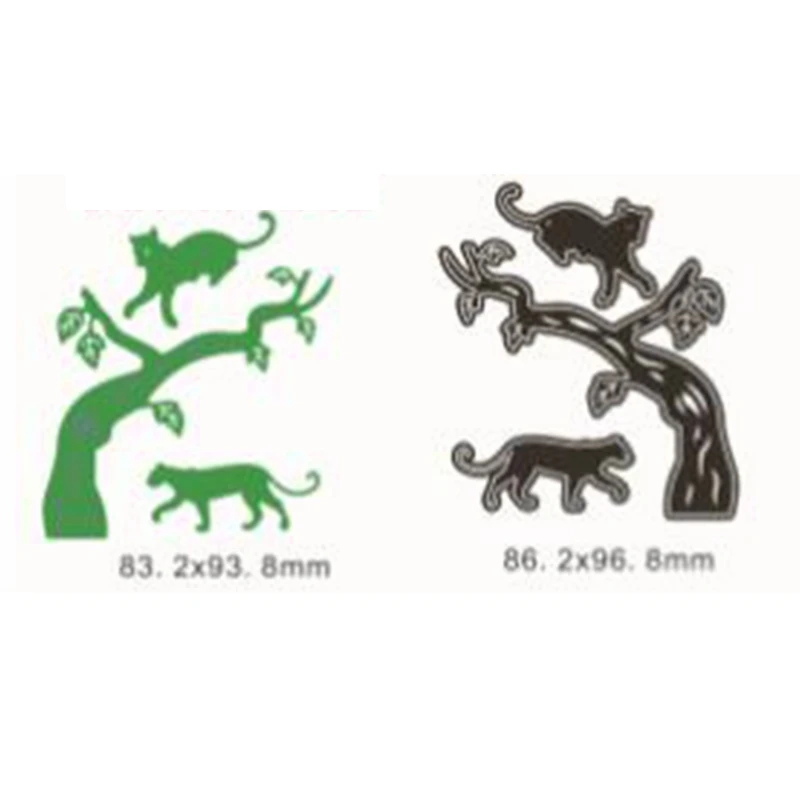 Вырубные штампы с животными в джунглях альбом для открыток создание женских