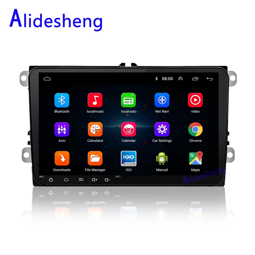 Автомобильный мультимедийный плеер на Android 8 1 для VW Volkswagen Golf Polo Tiguan Passat b7 b6 SEAT leon