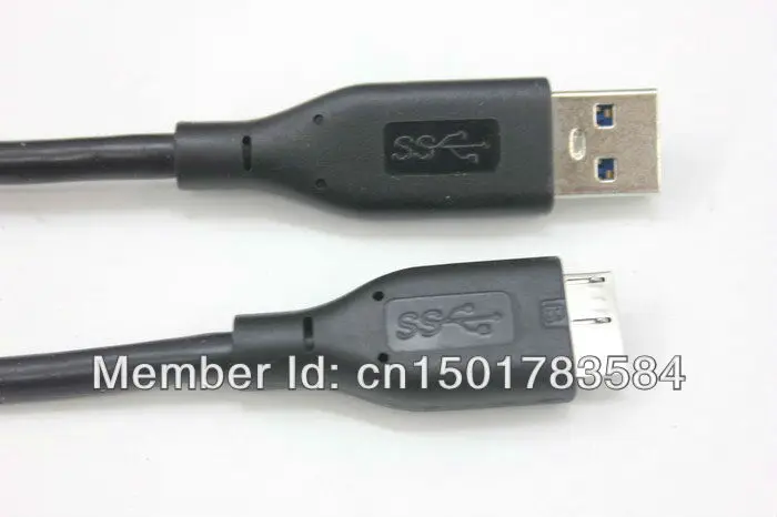 Подлинная W цифровой USB 3 0 микро кабель 18 &quotчерный (USB к Micro B) для Western Digital My Passport