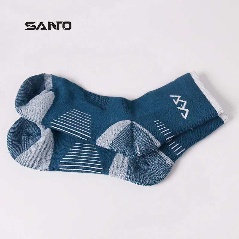 Носки мужские для велоспорта из мериносовой шерсти влагоотводящие дышащие