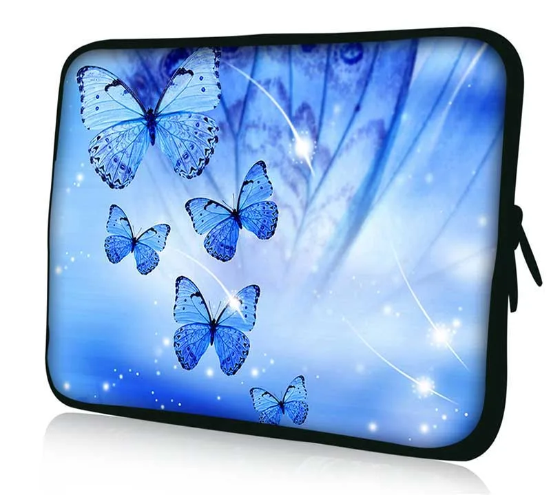 7 Бабочка дюймов 13 дюймов laptop sleeve 1" 15,6" Сумка для ноутбука 1" тетрадь чехол mac pro/lenovo/dell/ause/HP 13,3" 11,6" - Цвет: 7
