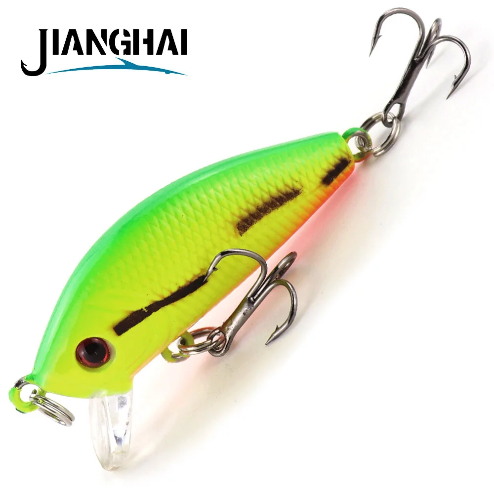 JangHai Minnow рыболовные приманки 50 мм 4 г плавающая Isca искусственная японская твердая