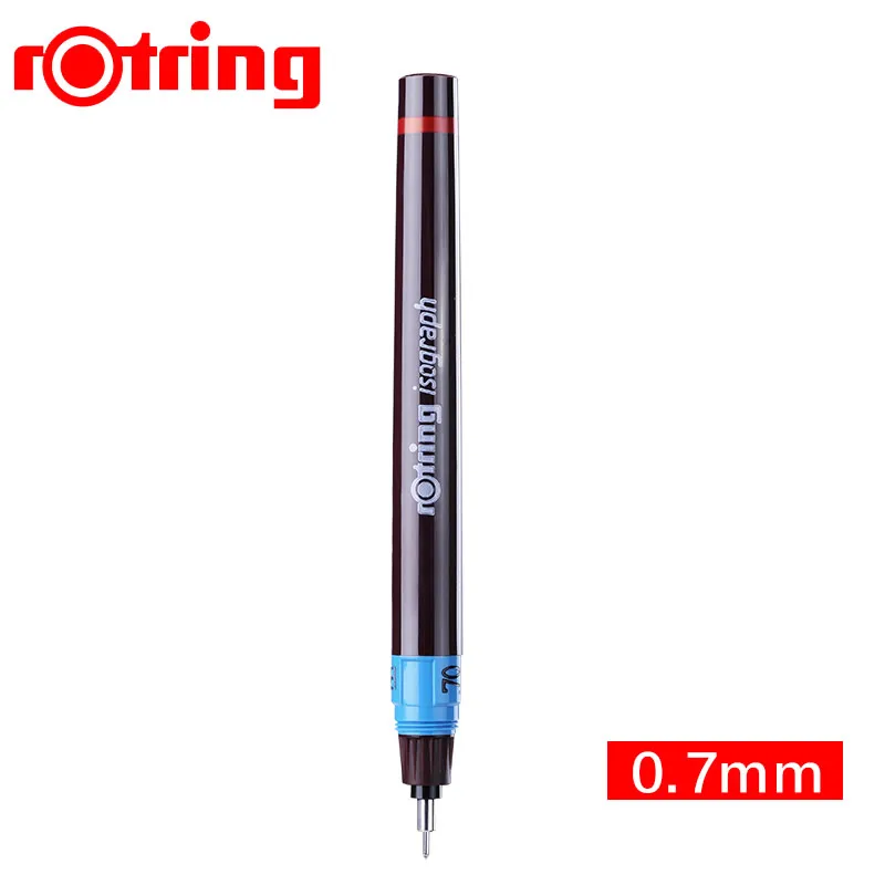 07MM Германия Rotring изограф игольчатая ручка 0,1-0,8 мм ручка для рисования ручная роспись ручка крючок линия ручка с добавляемыми чернилами 1 шт - Цвет: 07MM