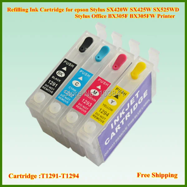 T1291 T1292 T1293 T1294 перезаправляемый картридж для Epson Stylus Office BX925FWD BX925FW BX535WD BX635FWD BX935FWD