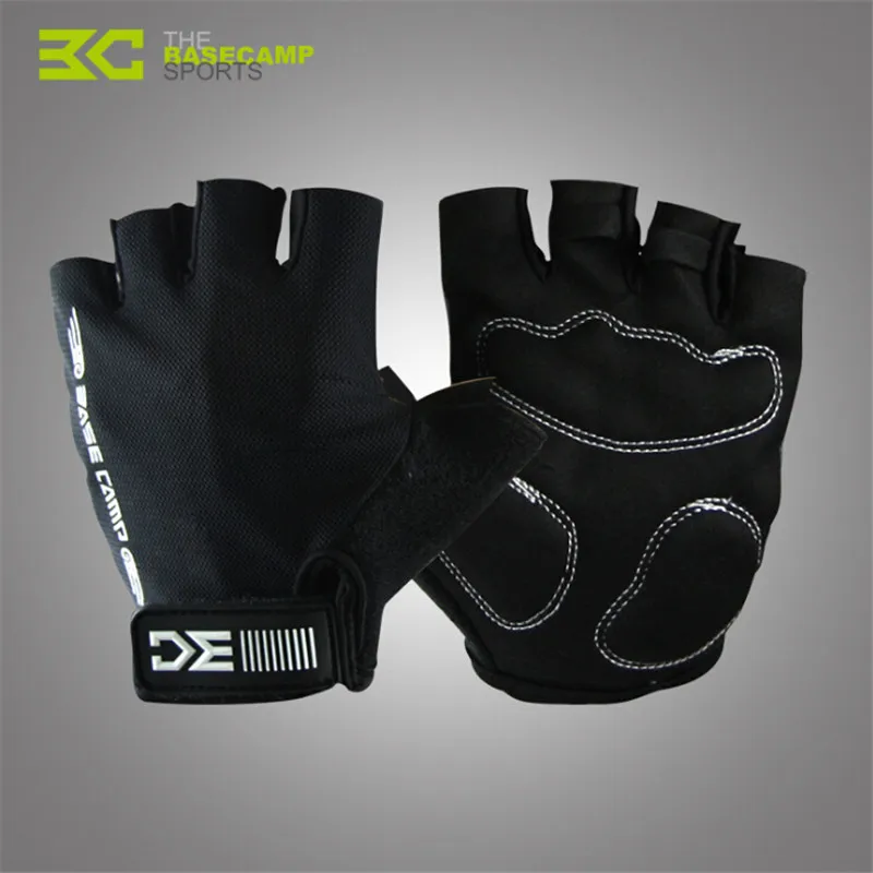 Перчатки Basecamp мужские с открытыми пальцами дышащие митенки губкой для