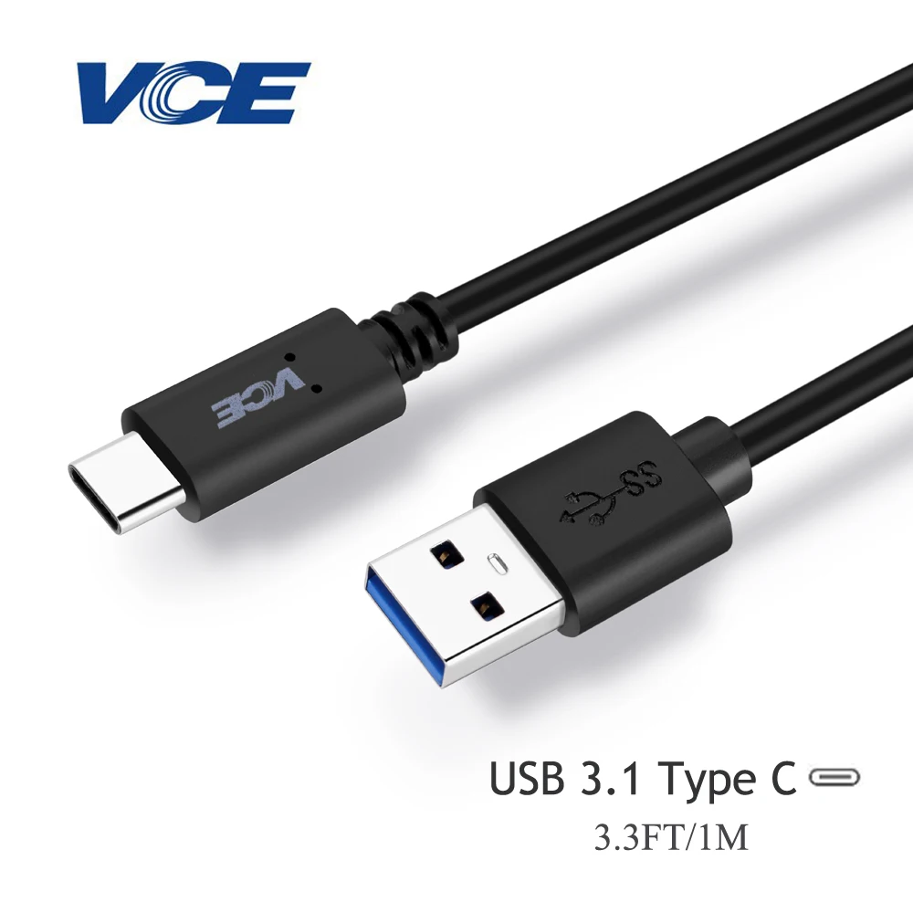VCE Тип usb C кабель для samsung S9 S8 c Зарядное устройство быстрой зарядки Xiaomi Huawei OnePlus|data
