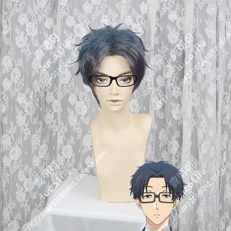 Hirotaka Nifuji косплей парик градиентный цвет смешанный цвет Wotaku ni Koi wa Muzukashii это трудно любовь отаку ролевая игра