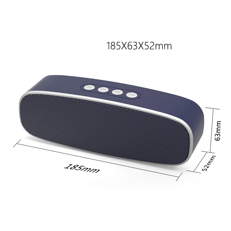 Портативный беспроводной стерео динамик 10 Вт мощность 4 2 Bluetooth TF FM радио