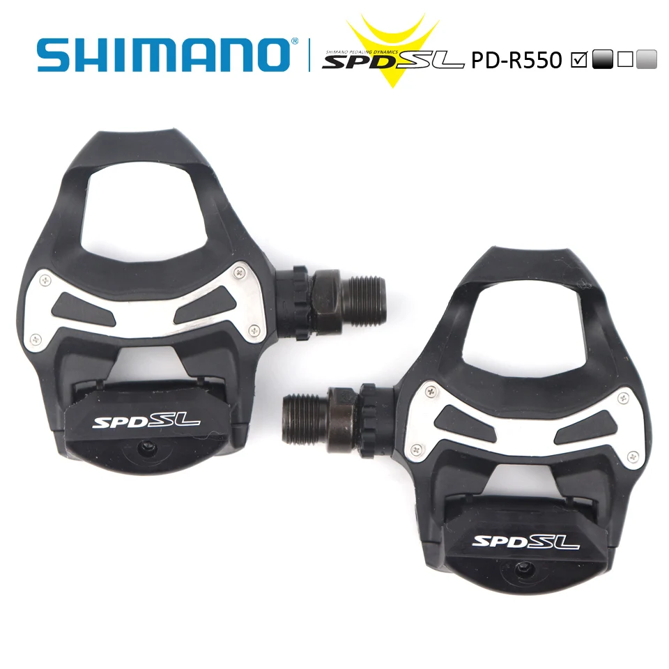 SHIMANO PD R550 шоссейный велосипед педали SPD SL дорожный и SM SH11 плавающий планка для езды