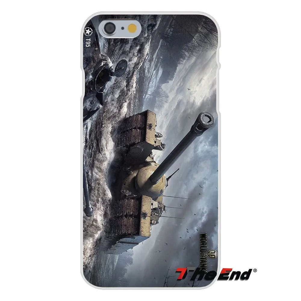 Для iPhone X 4 4S 5 5S 5C SE 6 S 7 8 плюс Galaxy Grand core Prime Alpha тонкий силиконовый чехол World of Tanks игры