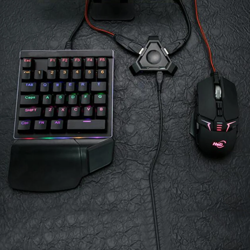 Мобильный геймпад PUBG контроллер Bluetooth 4,1 адаптер игровая клавиатура мышь конвертер для Android IOS телефона на ПК Пульт дистанционного управления