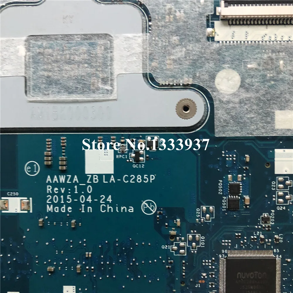 

AAWZA_ZB LA-C285P Mainboard For Lenovo 500-15ACZ Laptop motherboard 5B20J76103 5020J76108 CPU A10 cpu 2GB