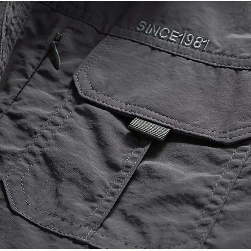 M ~ 4XL Лето Для Мужчин's быстросохнущая Повседневное рубашки Топы Рубашка с