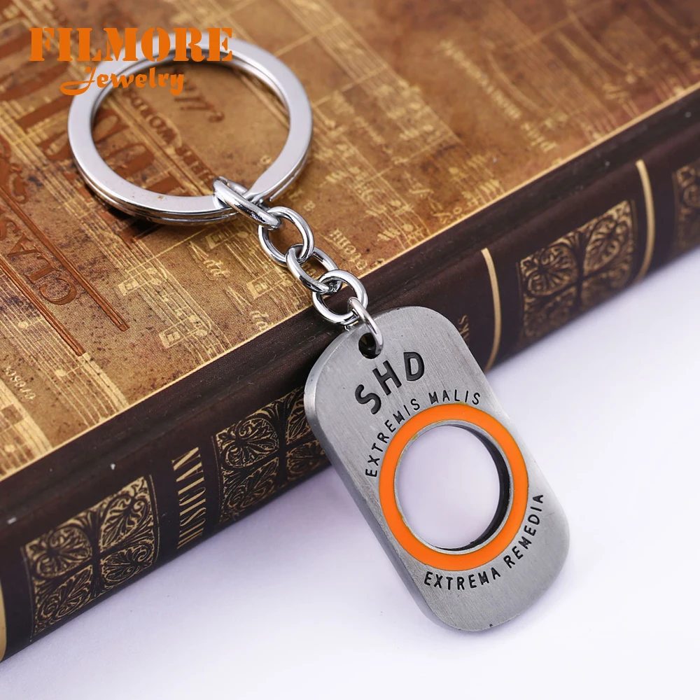 Игровые приставки 4 игровой Тома Клэнси Отдел металлический брелок в виде буквы