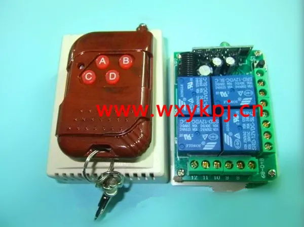 DC 12 В 4 канала RF беспроводной дистанционный Электрический переключатель 315 МГц/433