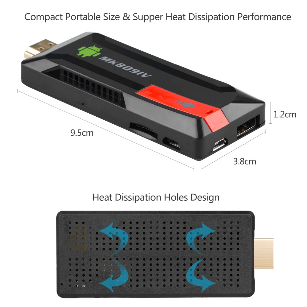 MK809 IV Smart TV Box Android 7 1 беспроводной HDMI ключ для Mini PC Quad Core RK3188T WIFI Stick 4K HD медиаплеер |