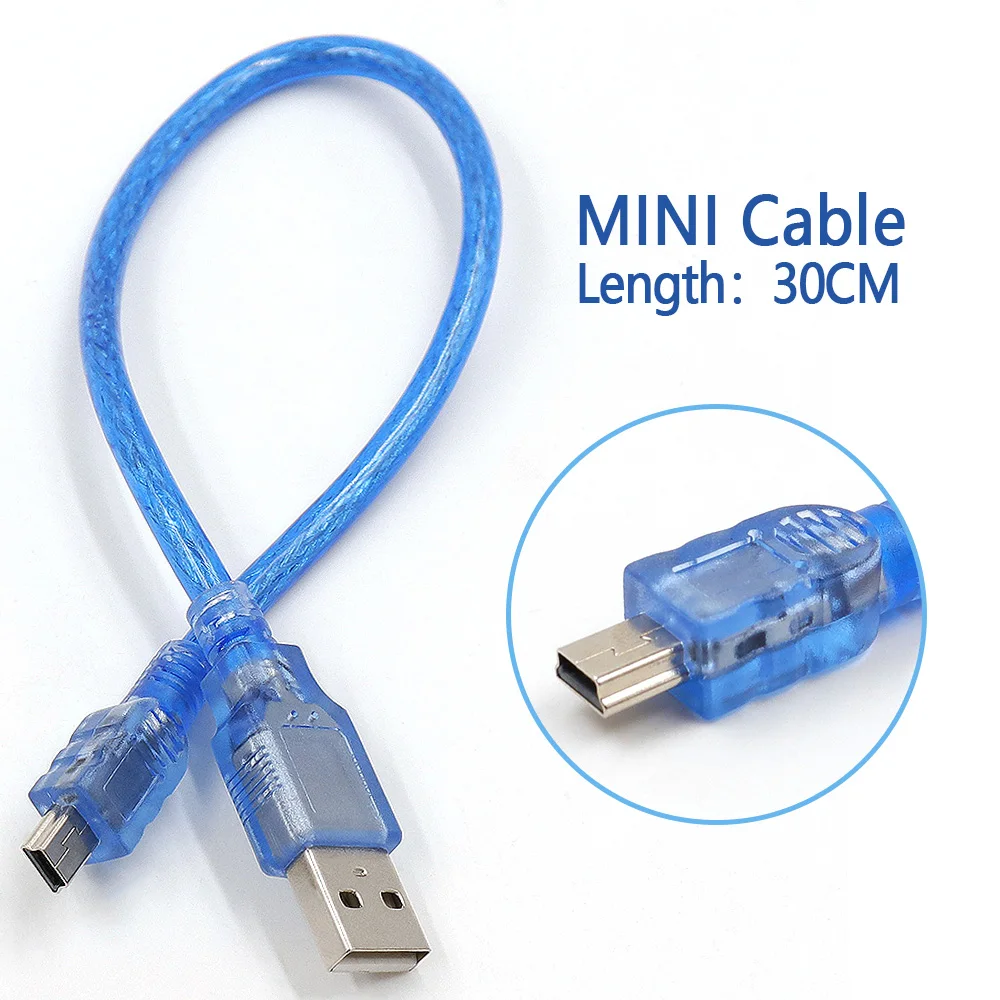 10 шт./лот 3 0 ФТ мини USB кабель 30 см для Arduino nano|usb arduino cable|arduino usb cablearduino cable |