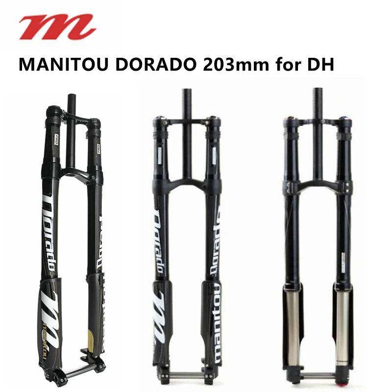 Manitou Dorado Pro TPC + вилка 203 мм Прямая QR20x110 для MTB DH|manitou mtb fork|straight forkmanitou fork |