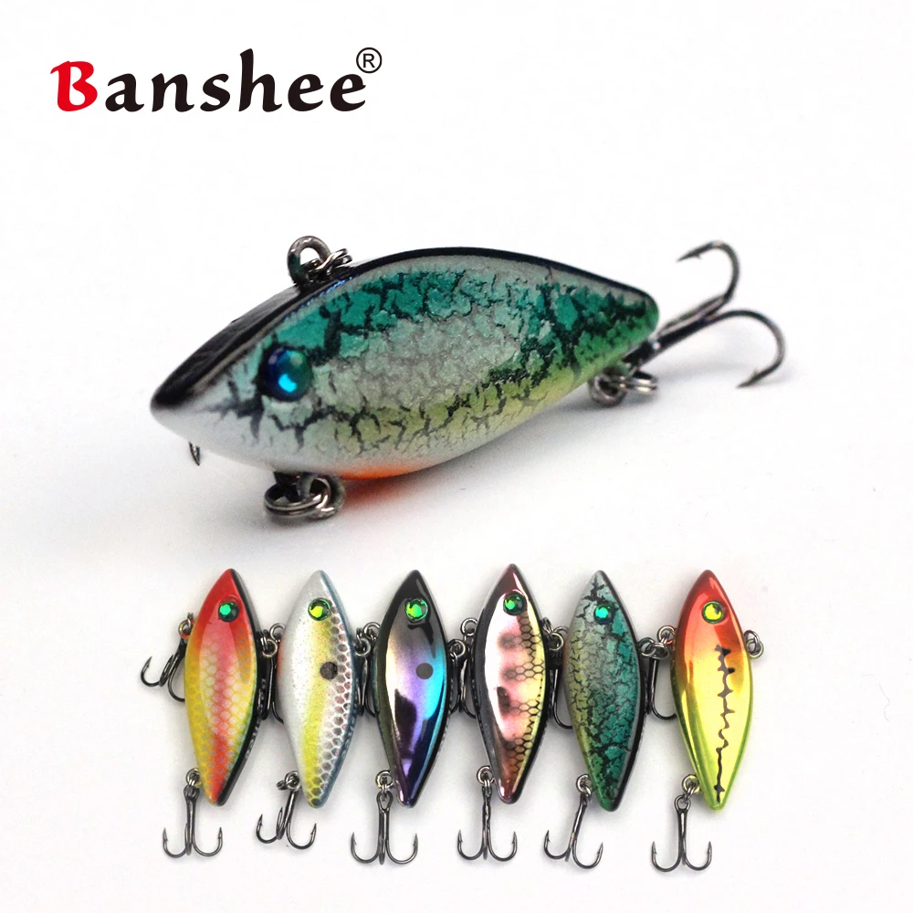 Banshee 6 шт Lipless приманки набор воблеры для окуня Щука приманка погремушка