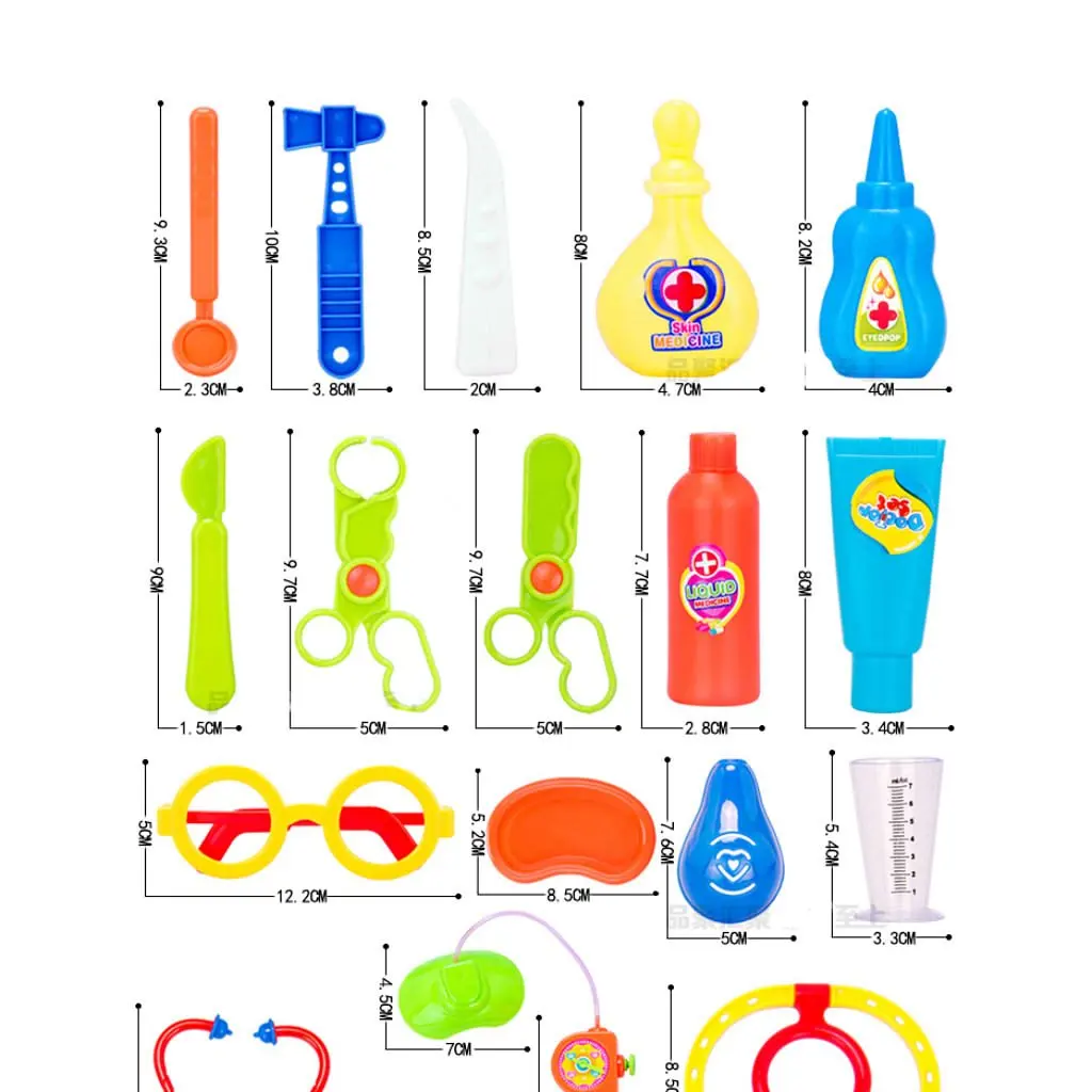 30 шт. набор инструментов для симуляции доктора медсестры ролевые игры Обучающие