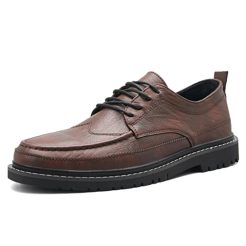 Высококачественная Мужская кожаная обувь Роскошная официальная ручной работы