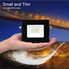 2018 Светодиодный прожектор 50 Вт 110 В 220 В 10 Вт 20 Вт 30 Вт Светодиодный фонарь-Рефлектор светодиодный наружный светильник садовая лампа новейшая