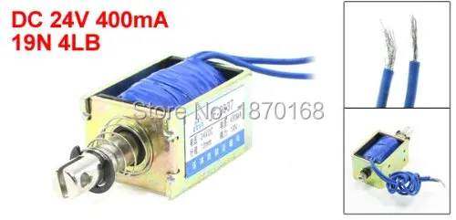 JF-0837B DC 24V 400mA нажимной Тип открытый выдвижной каркас влажный Электромагнит клапан