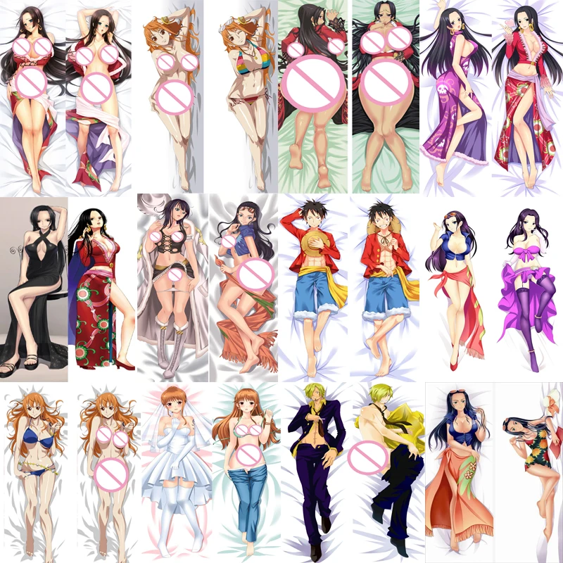 Новинка Аниме ONE PIECE Luffy Nami Boa Hancock Nico Robin Zoro Sanji Dakimakura наволочка обнимающая подушка