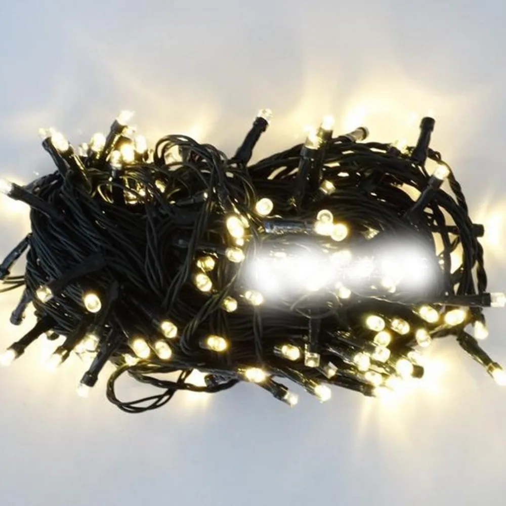 LED String Light with Solar Panel Waterproof Outdoor Christmas Decor Festival Fairy for Wedding Party | Лампы и освещение
