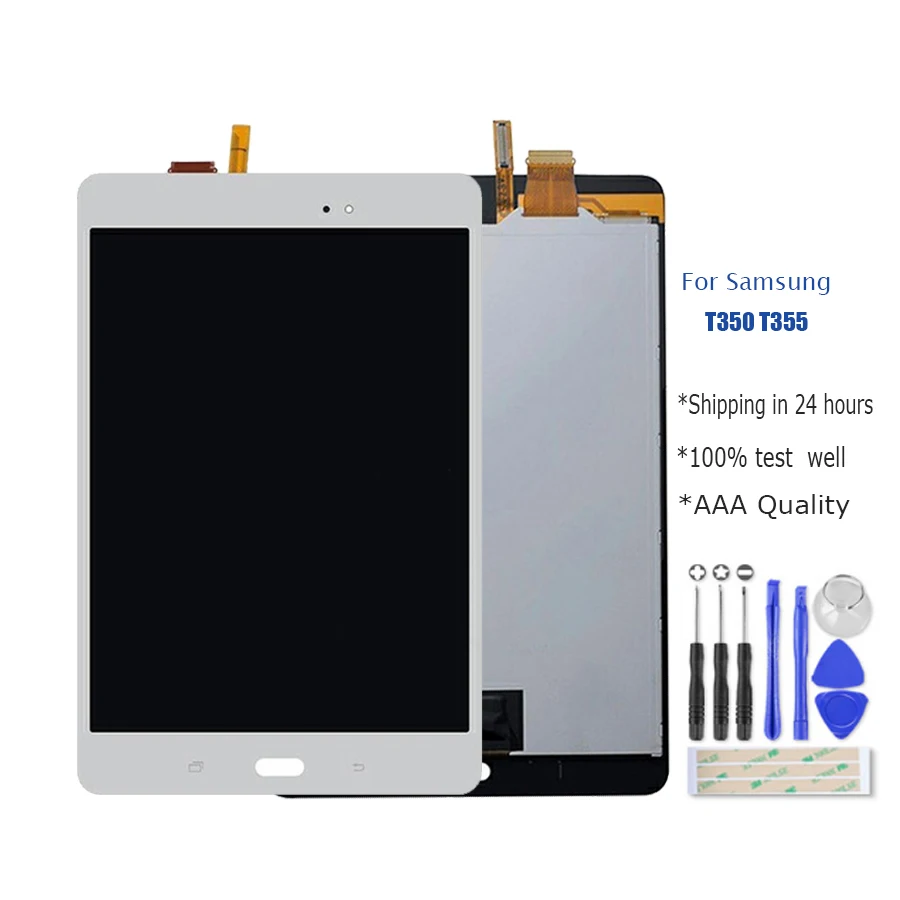 8 дюймов для Samsung Galaxy Tab A SM P350 P355 ЖК дисплей Матрица + сенсорный экран дигитайзер