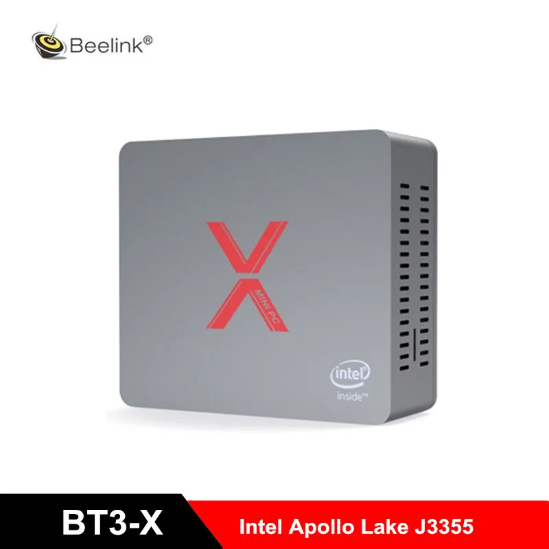Beelink BT3-X мини-ПК Windows 10 Intel Apollo Lake J3355 Intel graphics 500 4GB DDR4 64GB eMMC 2,4G+ 5,8G WiFi BT4.0 tv Box