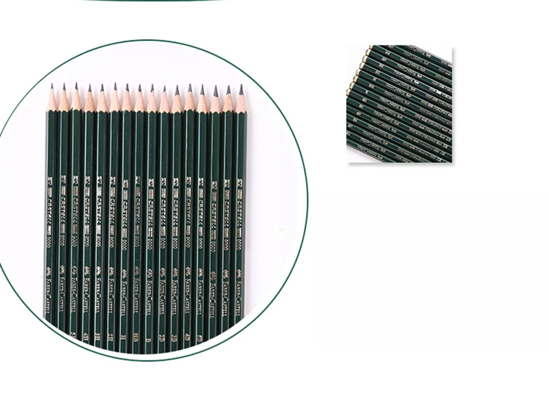 Faber Castell 16 шт. карандаши для эскизов, рисования Стандартные Карандаши 6H-8B для рисования и письма затенение эскиз черный провод товары для рукоделия
