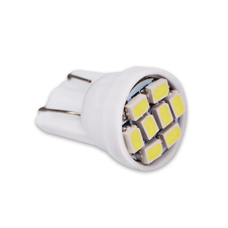 T10 светодиодная клиновидная лампа 8SMD 8LED 8 SMD 1210 LED W5W WY5W 2825 автомобильная
