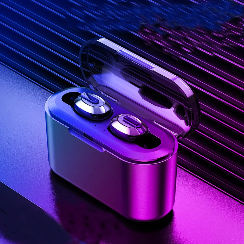 Tws Wireless Bluetooth Earphones 5.0 TWS 3D Stereo Headsets Mini Earbuds with Charging Box Power Bank | Электроника